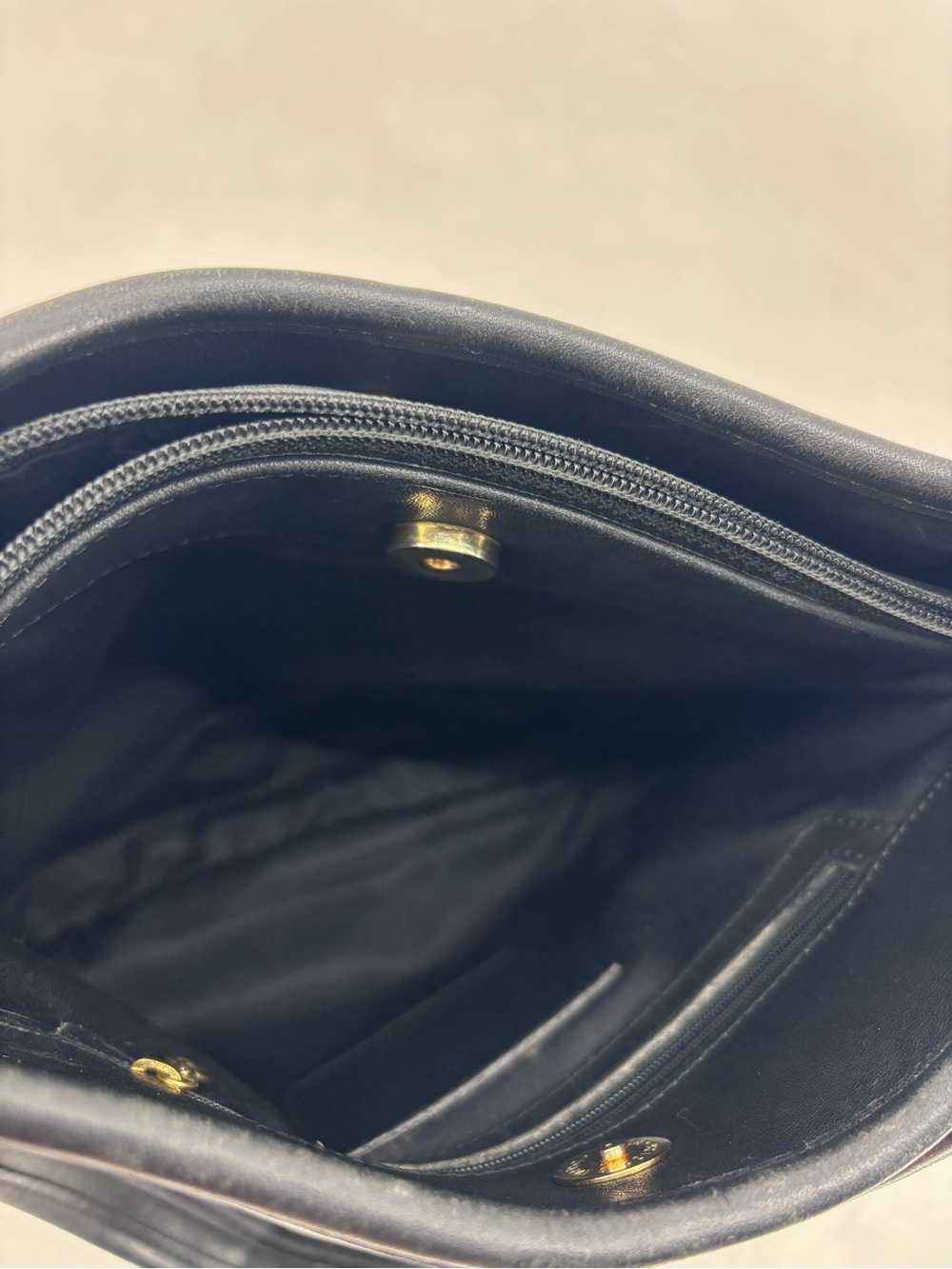 Coach Ergo 9047 Vintage 90s Leather Made In Mexico Compartment Hobo Bucket Bag - Picture 7 of 16